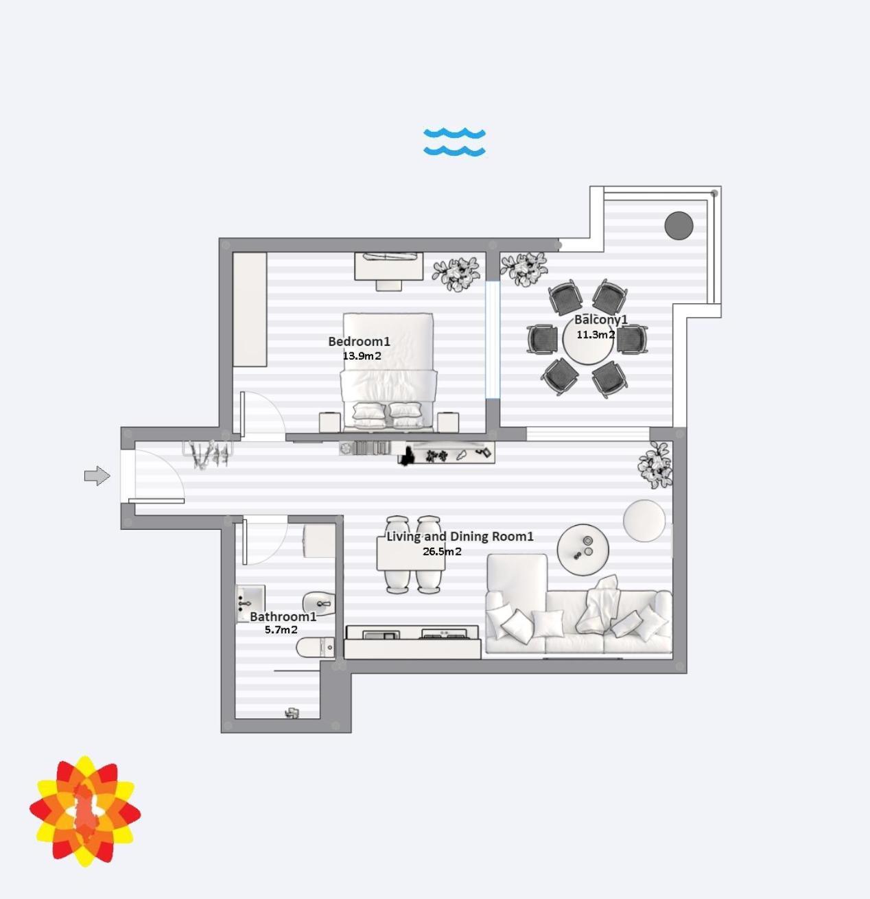 White Sea View Residence ساراندا المظهر الخارجي الصورة